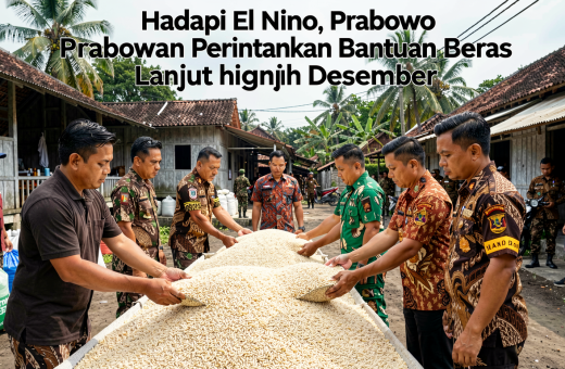 Hadapi El Nino, Prabowo Perintahkan Bantuan Beras Lanjut hingga Desember