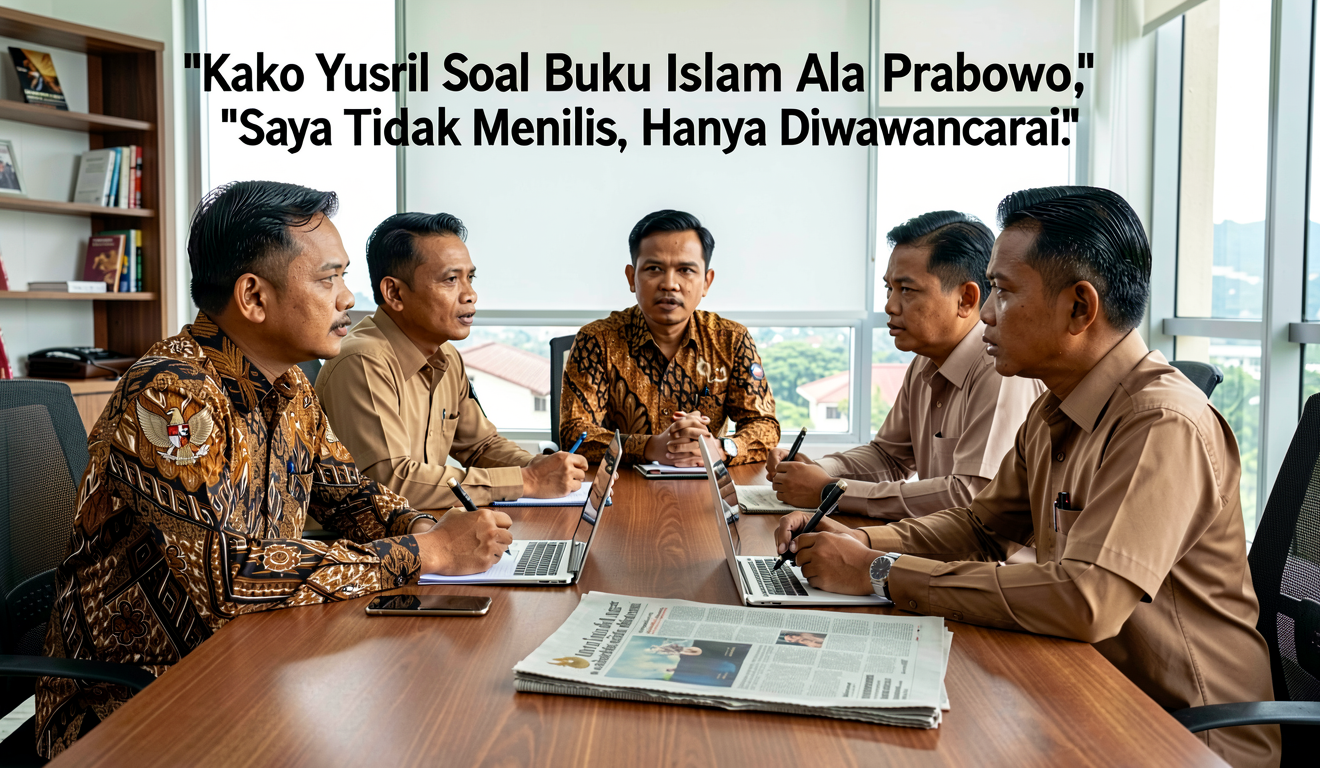 Menko Yusril Soal Buku Islam Ala Prabowo, “Saya Tidak Menulis, Hanya Diwawancarai”