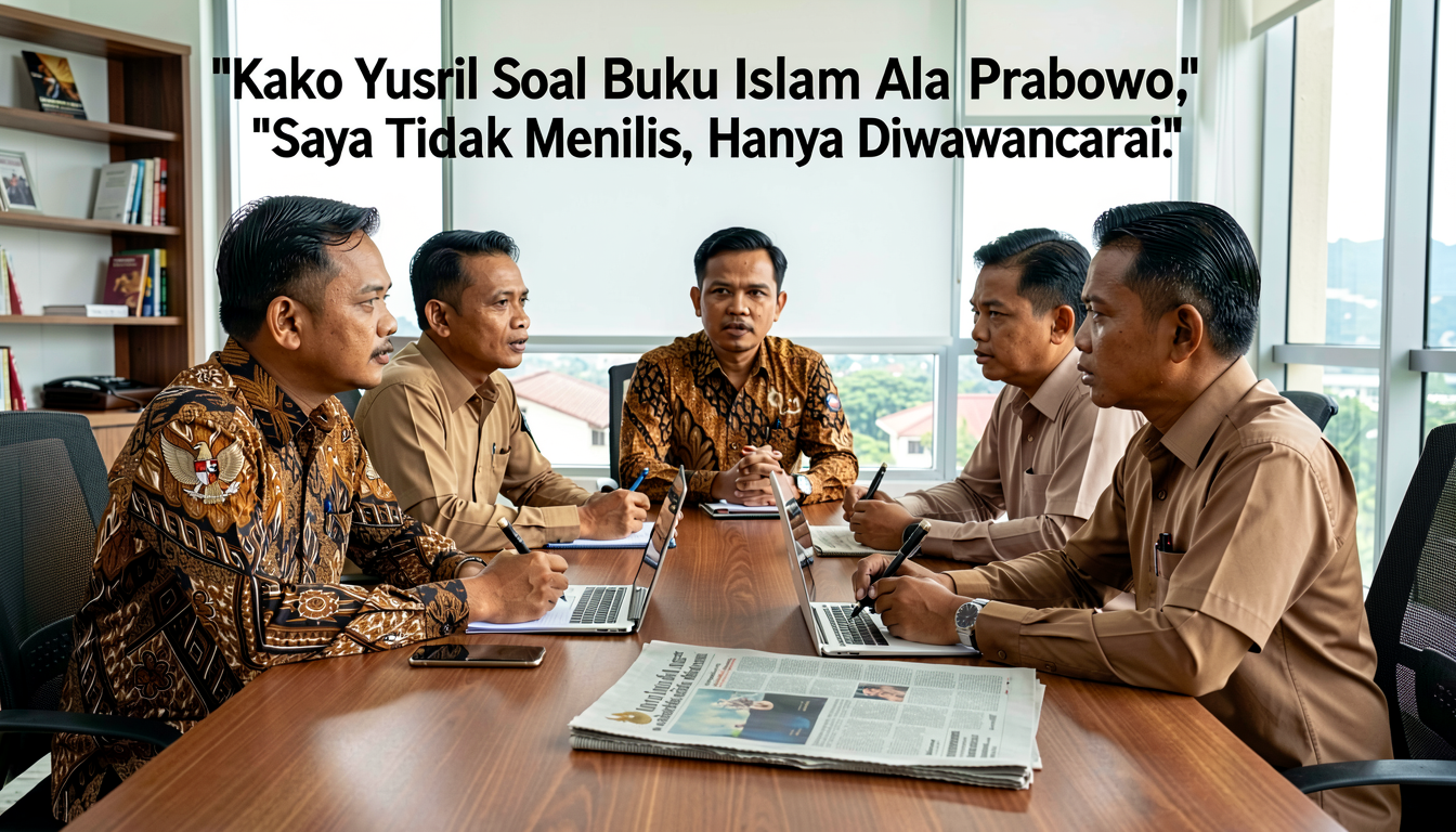 Menko Yusril Soal Buku Islam Ala Prabowo, “Saya Tidak Menulis, Hanya Diwawancarai”