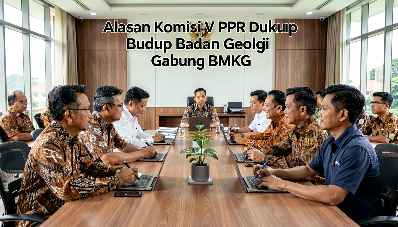 Alasan Komisi V DPR Dukung Badan Geologi Gabung BMKG
