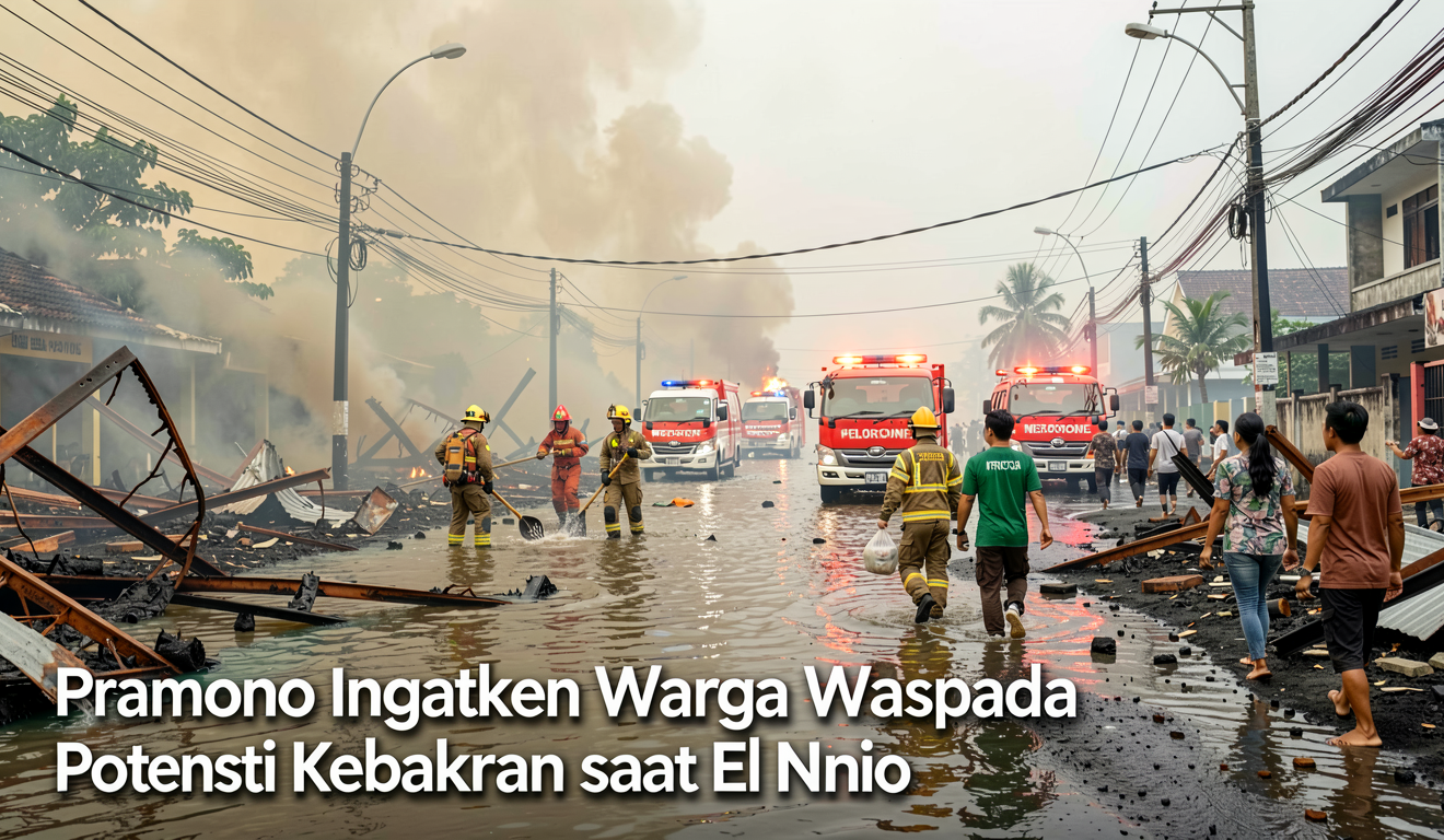 Pramono Ingatkan Warga Waspada Potensi Kebakaran saat El Nino