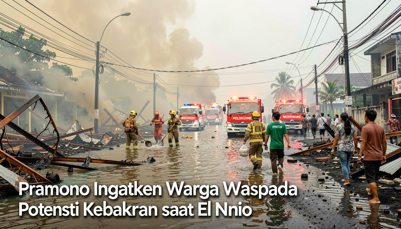 Pramono Ingatkan Warga Waspada Potensi Kebakaran saat El Nino