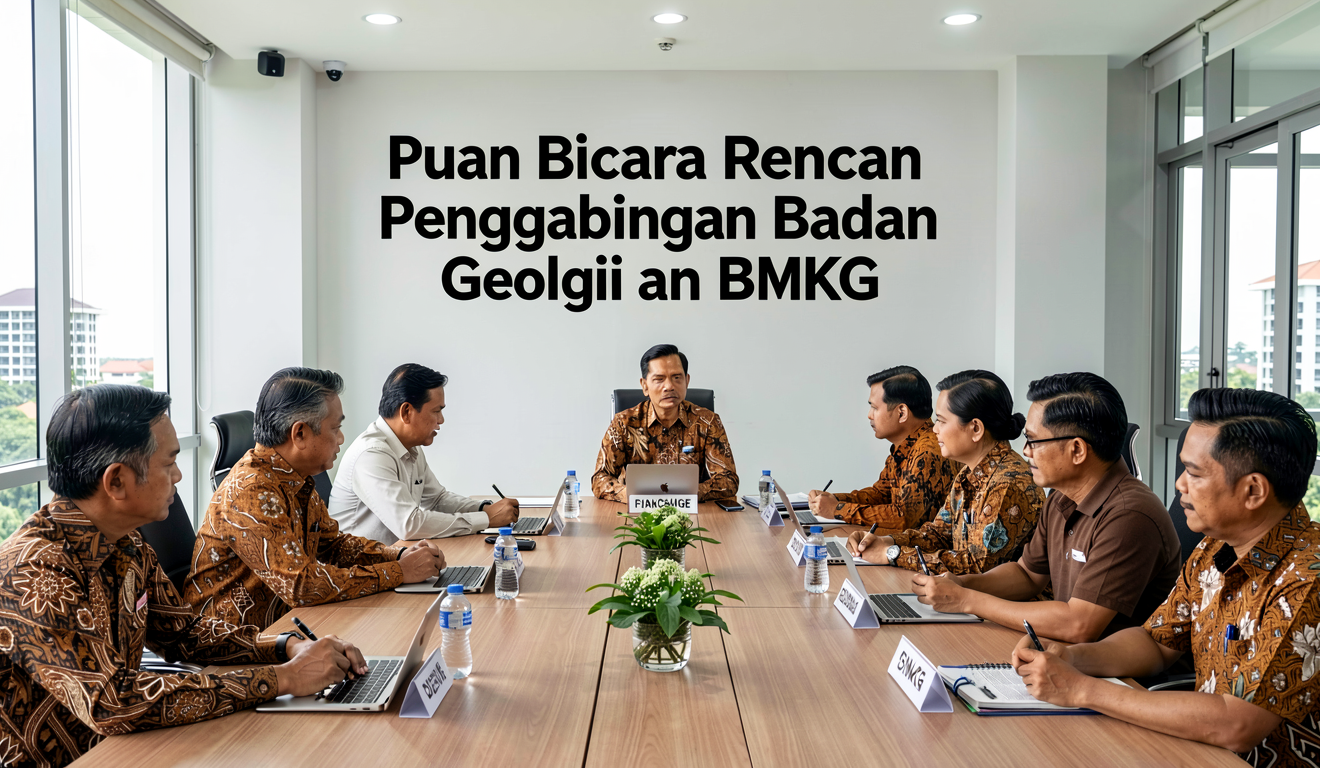 Puan Bicara Rencana Penggabungan Badan Geologi dan BMKG