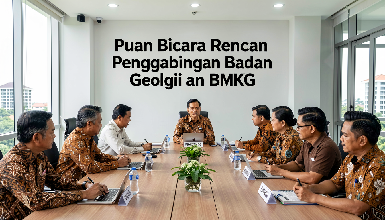 Puan Bicara Rencana Penggabungan Badan Geologi dan BMKG