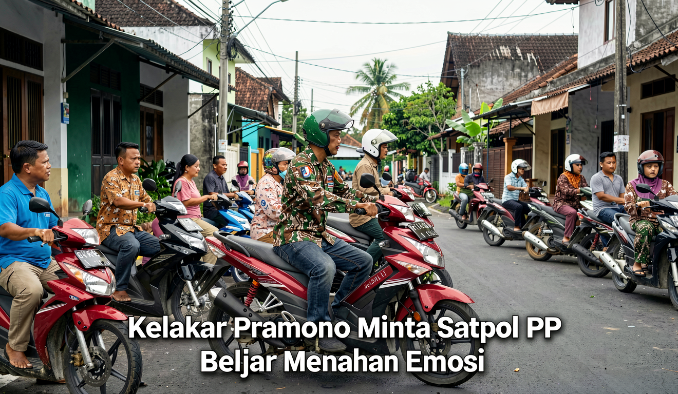 Kelakar Pramono Minta Satpol PP Belajar Menahan Emosi