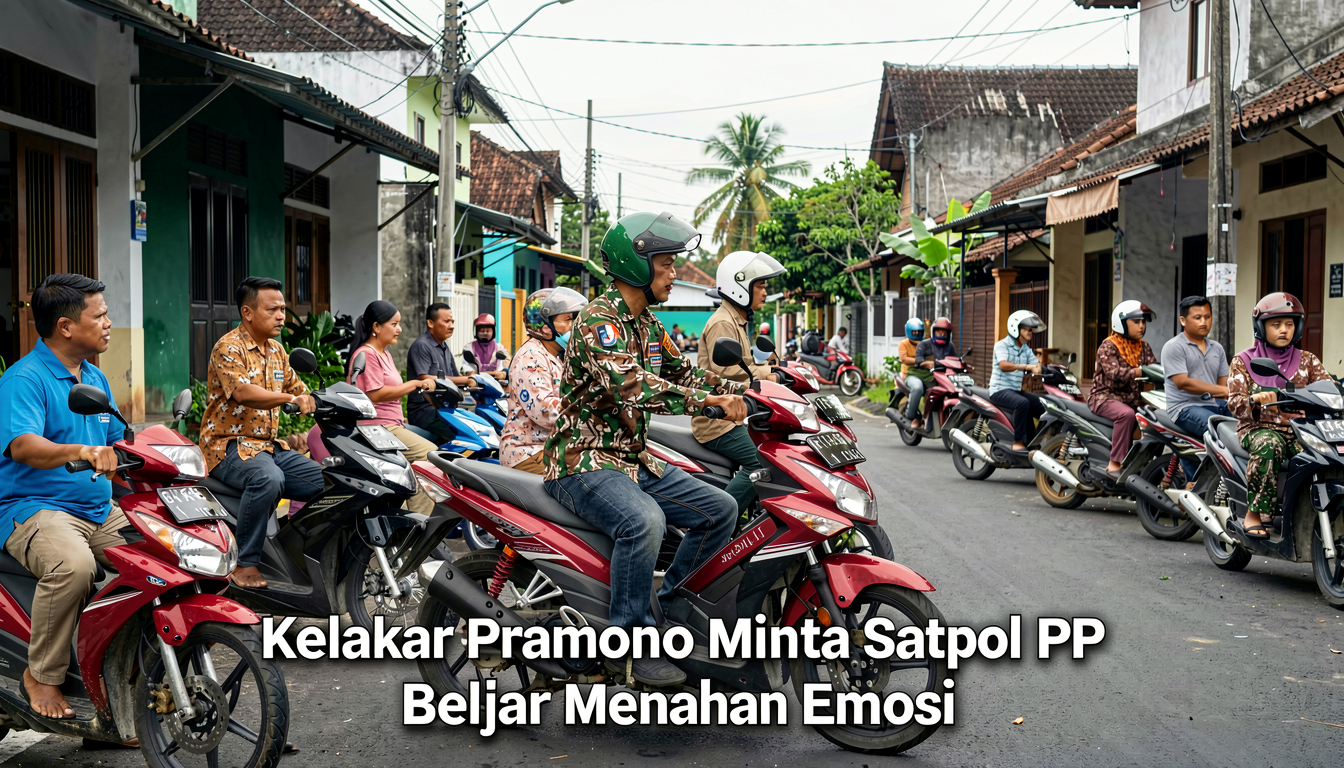 Kelakar Pramono Minta Satpol PP Belajar Menahan Emosi