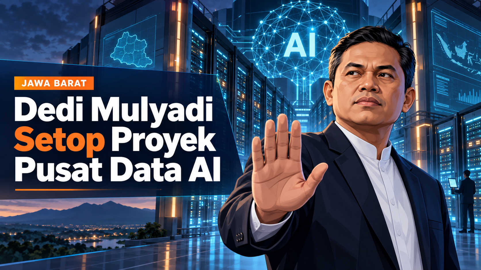 Alasan Dedi Mulyadi Setop Proyek Pusat Data AI