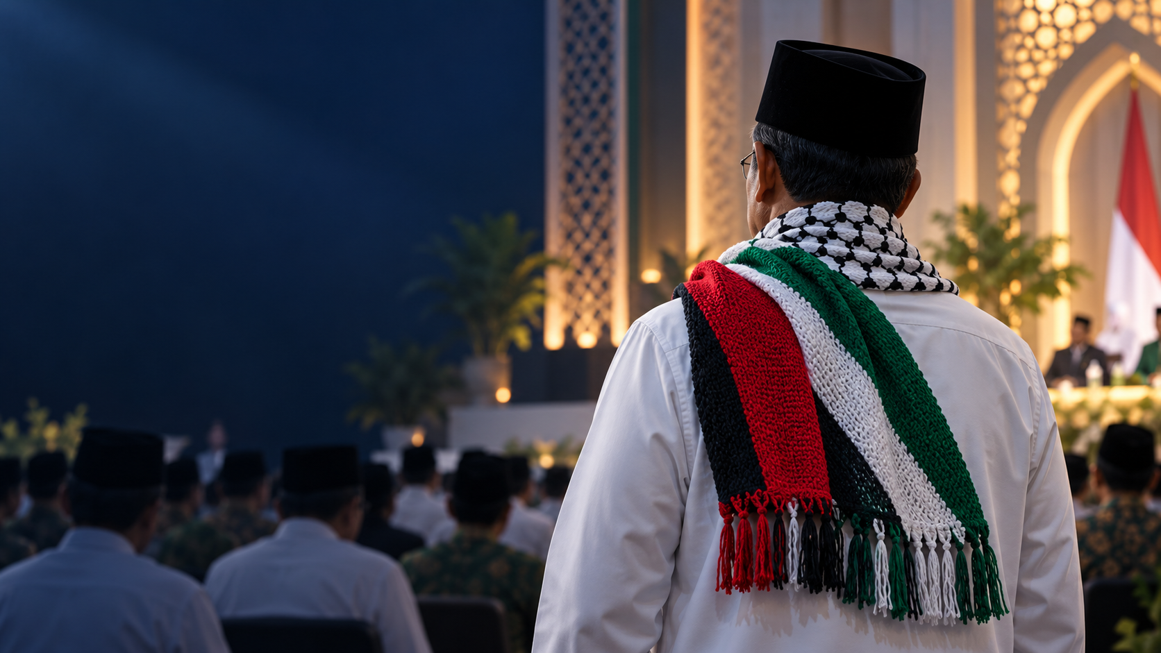 Makna Syal Save Palestine di Kepengurusan Baru PBNU