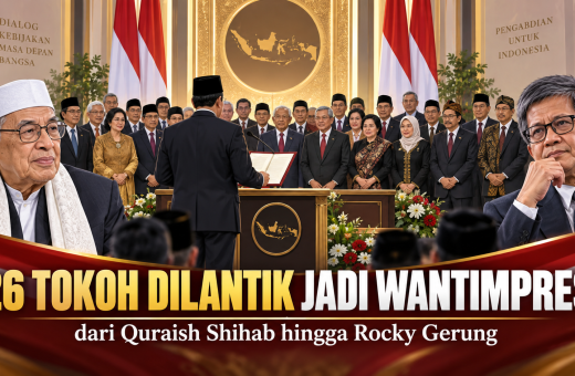 26 Tokoh Dilantik Jadi Wantimpres, dari Quraish Shihab hingga Rocky Gerung